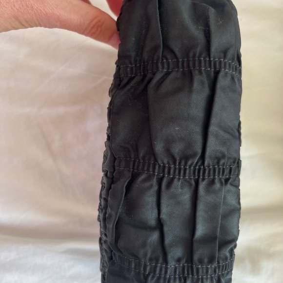 Prada Tessuto Gaufre Mini Bag - ruched- vintage and rare - Picture 4 of 8